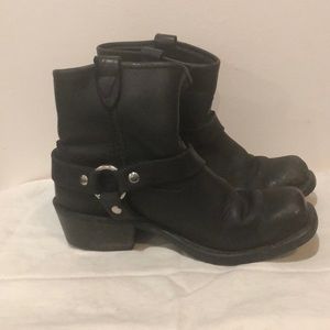 Vintage Ankle Motorcycle Harness Booties